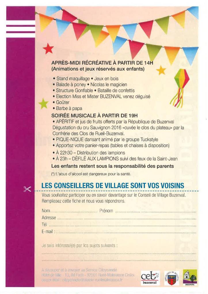 FLYER FETE D'ETE DE BUZENVAL 24-06-20172